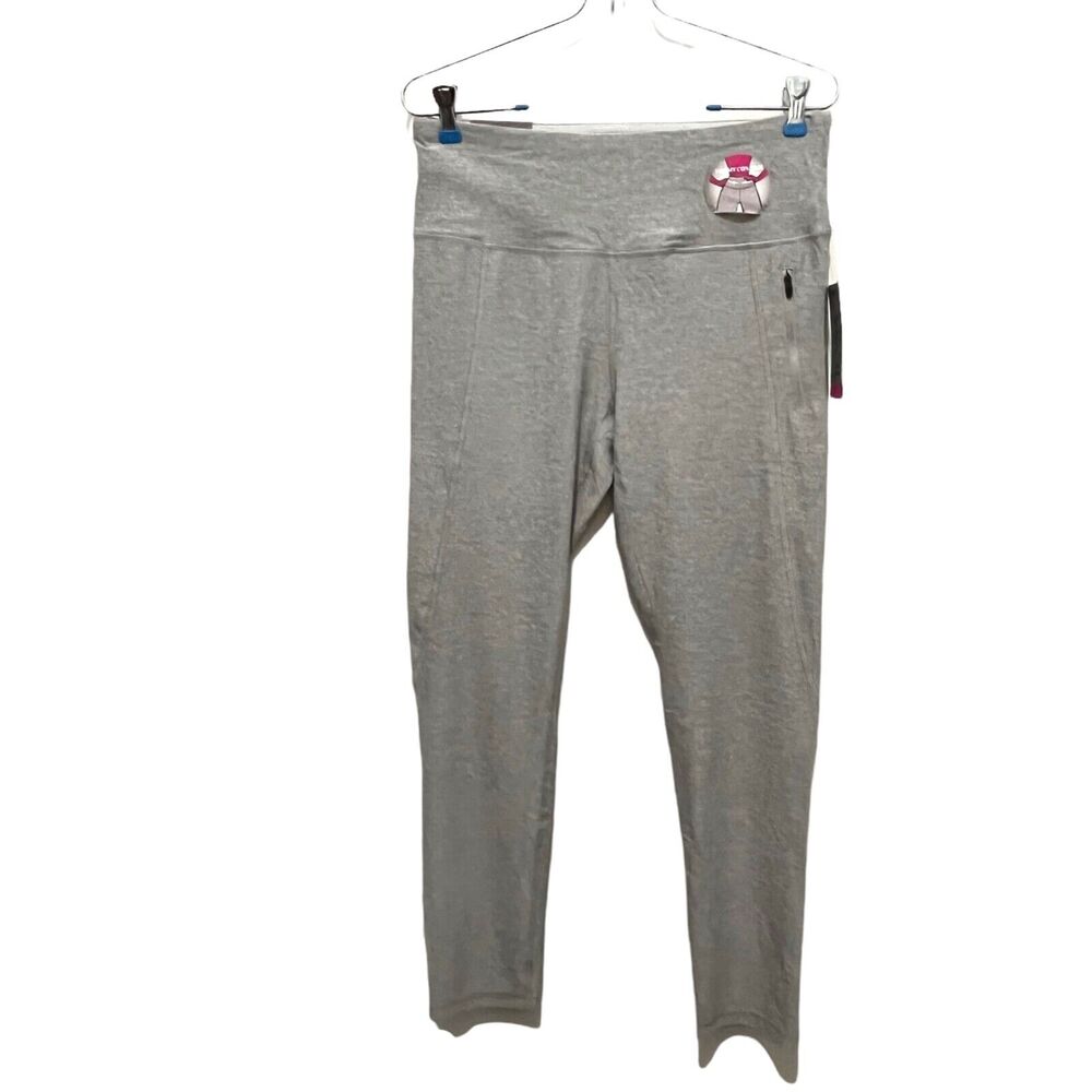 New York Laundry NWT Women Ankle Length Tummy Control Leggings Gray SZ Large